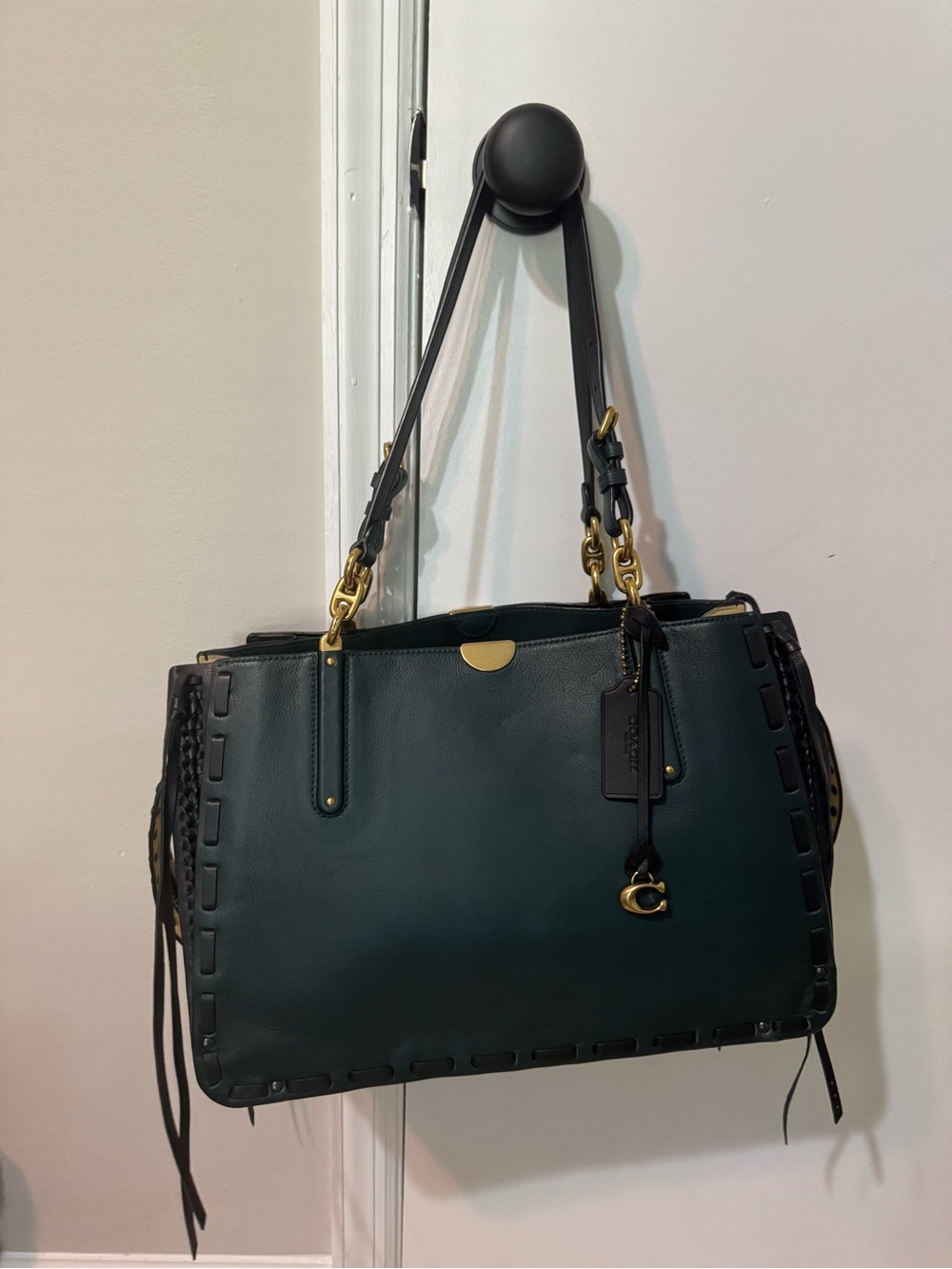 Coach Dreamer 34 Colorblock tote with whipstitch - Picture 4 of 15